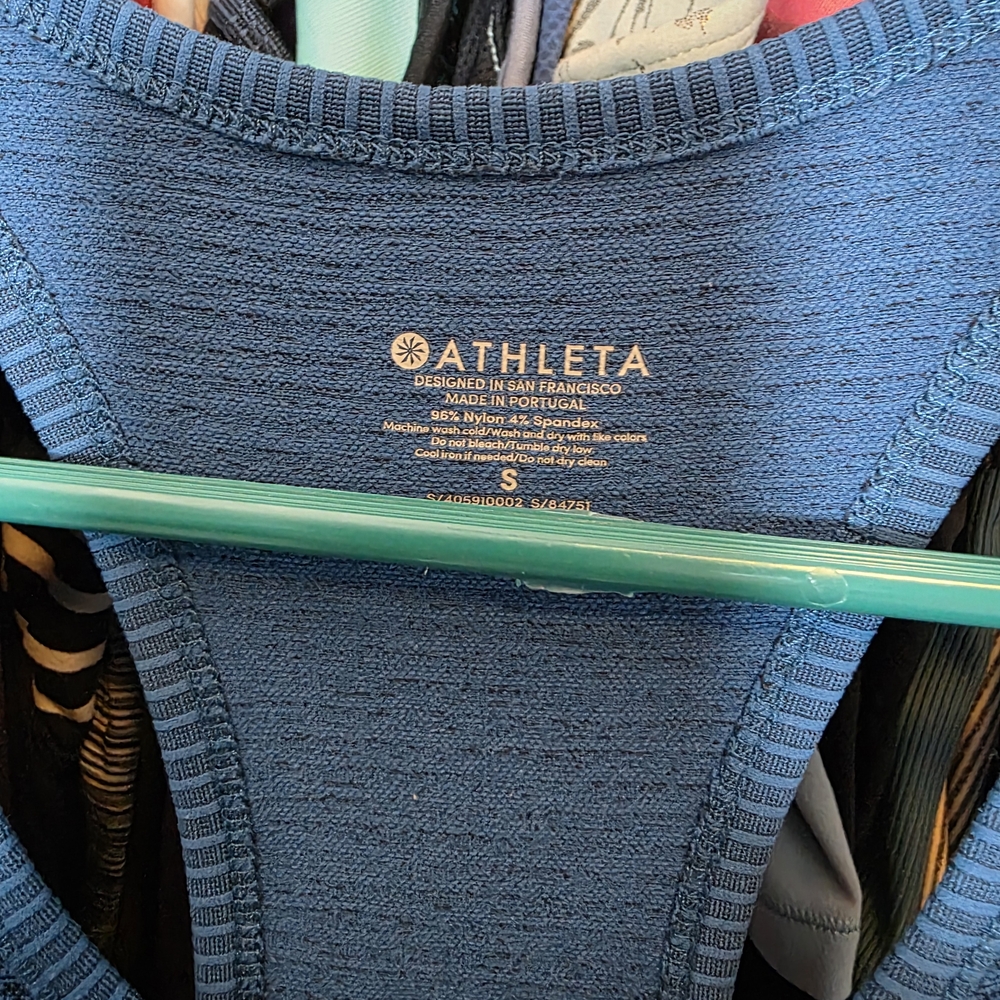 Athleta Blue Tank Top